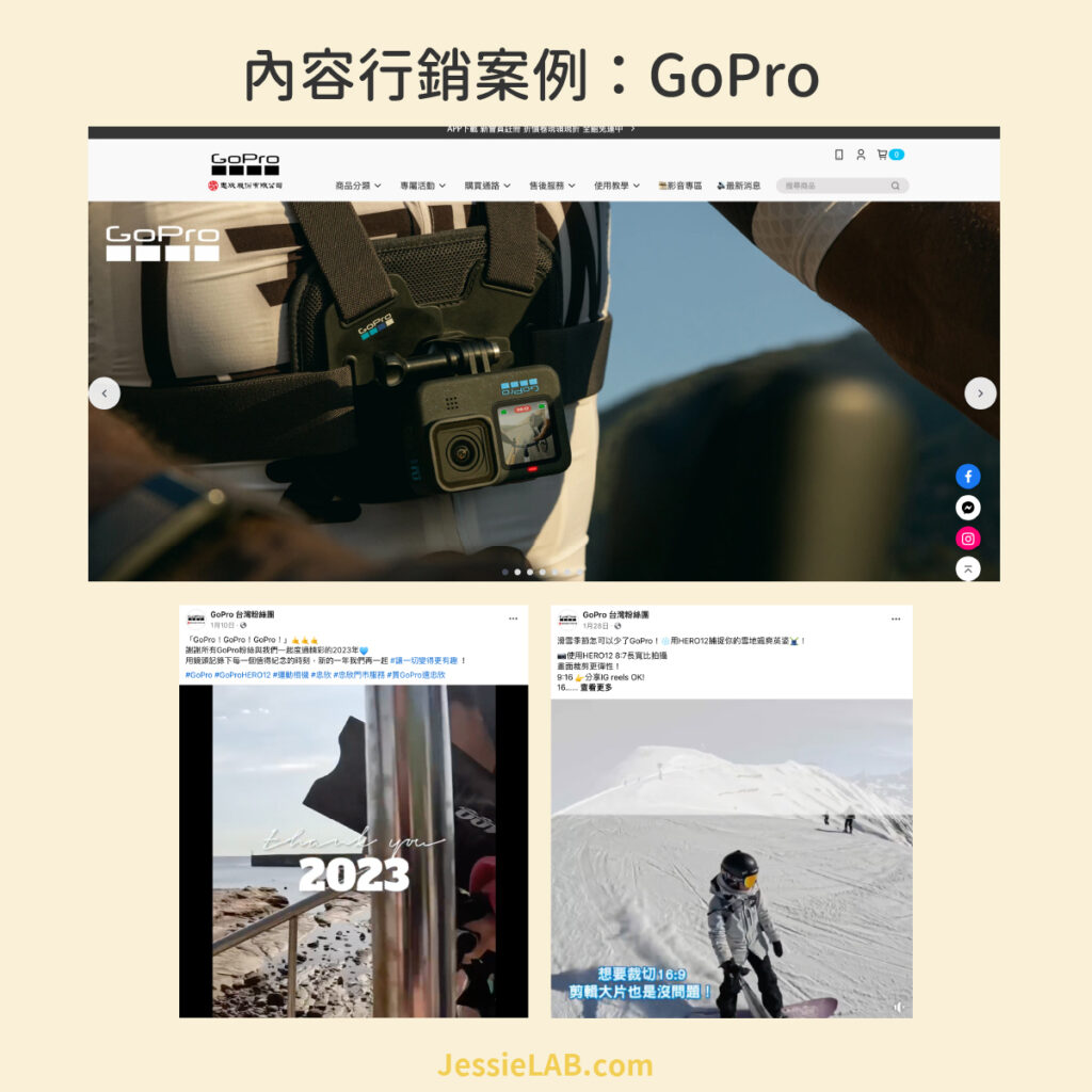內容行銷案例－GoPro
